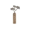 Miniatyrbild 1 av 3: Prydnadsfigur DKD Home Decor Stock Silvrig Träd Brun Aluminium Kolonial Mangoträ (26 x 11 x 51 cm)