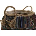 Miniatyrbild 3 av 3: Korg DKD Home Decor 30 x 30 x 30 cm Naturliga fibrer Boho (2 antal)