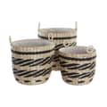Miniatyrbild 3 av 3: Korg - set DKD Home Decor Polyester Kolonial Fibrer (38 x 38 x 36 cm)