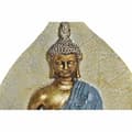Miniatyrbild 3 av 3: Prydnadsfigur DKD Home Decor Blå Röd Orange Gyllene Buddha Orientalisk 15,5 x 5 x 20,7 cm (3 antal)
