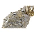 Miniatyrbild 3 av 3: Prydnadsfigur DKD Home Decor Speglar Elefant Gyllene Harts (2 antal) (28 x 13 x 29 cm)
