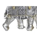 Miniatyrbild 2 av 3: Prydnadsfigur DKD Home Decor Elefant Silvrig Gyllene Harts (22,5 x 10,7 x 21,5 cm) (2 antal)