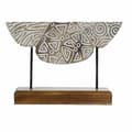 Miniatyrbild 2 av 3: Prydnadsfigur DKD Home Decor Vit Brun Abstrakt 40 x 10 x 51 cm