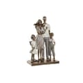 Miniatyrbild 3 av 3: Prydnadsfigur DKD Home Decor 24 x 11,5 x 34 cm Multicolour Familj (2 antal)