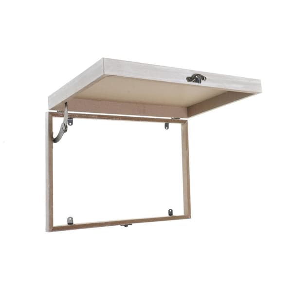 Dekorationslåda DKD Home Decor Gul Beige Rosa Trä MDF Virágok Vas Räknare (2 antal)