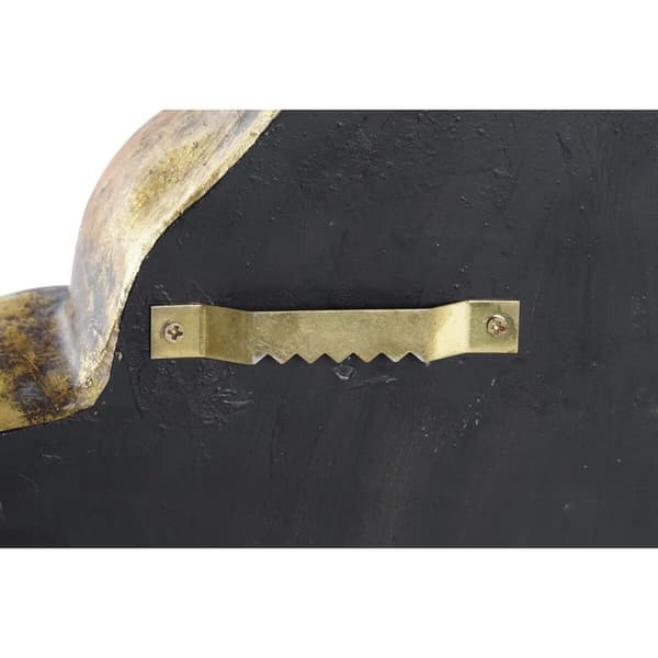 Väggdekoration DKD Home Decor Speglar Gyllene Harts Fjäril (25 x 4,5 x 25 cm)