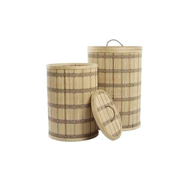 Korg - set DKD Home Decor 40 x 40 x 63 cm Bambu