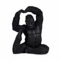 Miniatyrbild 2 av 2: Prydnadsfigur Yoga Gorilla Svart 15,2 x 31,5 x 26,5 cm (3 antal)