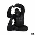 Miniatyrbild 1 av 2: Prydnadsfigur Yoga Gorilla Svart 15,2 x 31,5 x 26,5 cm (3 antal)