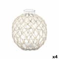 Miniatyrbild 1 av 3: Dekorationsboll Vit Transparent 21 x 23 cm (4 antal)