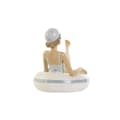 Miniatyrbild 3 av 3: Prydnadsfigur Home ESPRIT Vit Himmelsblå Medelhavs 17,5 x 10 x 10,5 cm (2 antal)