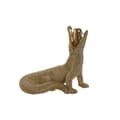 Miniatyrbild 1 av 2: Prydnadsfigur Home ESPRIT Gyllene Krokodil 26,5 x 18 x 23,5 cm