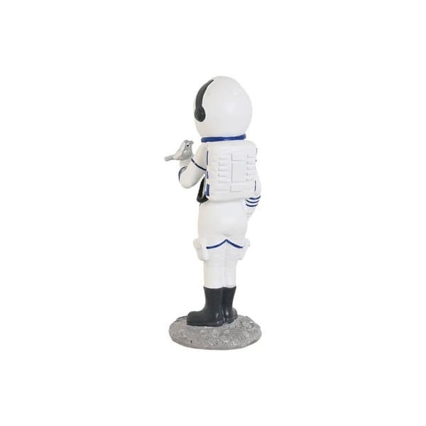 Prydnadsfigur Home ESPRIT Blå Vit Röd Silvrig Kvinna Astronaut 10 x 11 x 29 cm (2 antal)