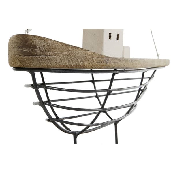 Prydnadsfigur Home ESPRIT Vit Naturell Tårtmakare Sjöman Antikbehandlad 54 x 15 x 61,5 cm
