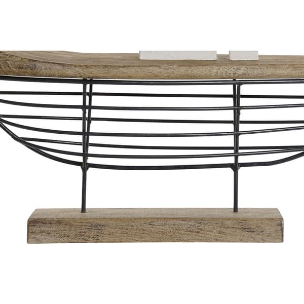 Prydnadsfigur Home ESPRIT Vit Naturell Tårtmakare Sjöman Antikbehandlad 54 x 15 x 61,5 cm
