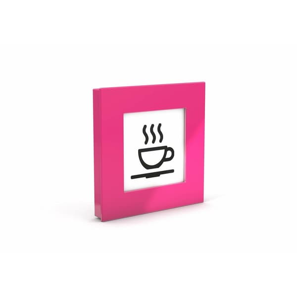 Magnet Novus MEGA Magnet SQUARE XL Rosa Fyrkantig 7,5 x 7,5 cm