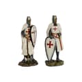 Miniatyrbild 1 av 3: Prydnadsfigur Home ESPRIT Vit Röd Harts 9 x 8 x 21 cm (2 antal)