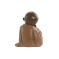 Miniatyrbild 3 av 3: Prydnadsfigur Home ESPRIT Orange Korall Lime Harts Munk Orientalisk 10,5 x 9 x 13,5 cm (3 antal)