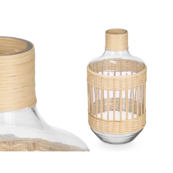 Dekorativ kanna SG-30553 Transparent Naturell 18 x 34 x 18 cm (4 antal)