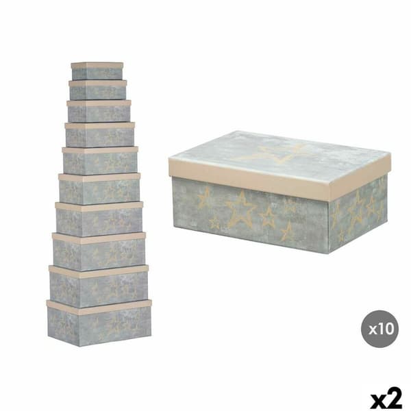 Dekorationslåda Pincello 64 Kräm Papp (2 antal)