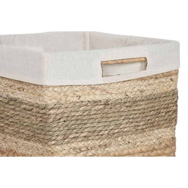 Korg - set Home ESPRIT Naturell Sjögräs Tropiskt (3 Delar)