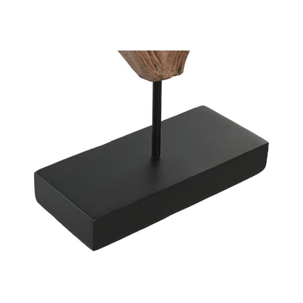 Prydnadsfigur Home ESPRIT Brun Svart Modern 40 x 9 x 40 cm