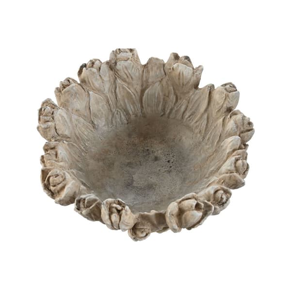 Pöytäkoriste Home ESPRIT Harmaa Shabby Chic Vanhahtava viimeistely 23 x 23 x 10 cm