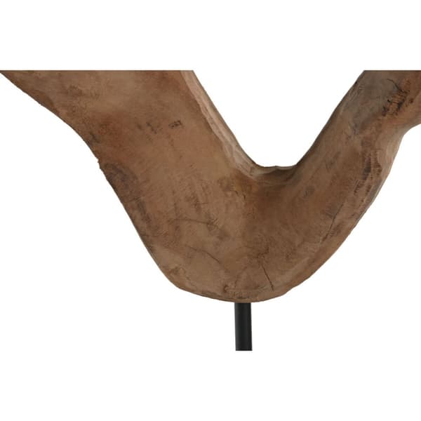 Prydnadsfigur Home ESPRIT Brun Svart Modern 22 X 9 X 44 CM