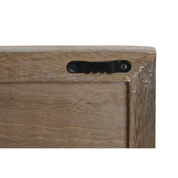 Vægdekoration Home ESPRIT Hvid Natur Floral 60 x 2,5 x 60 cm (4 Dele)