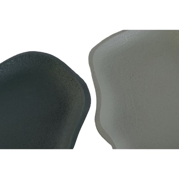 Betjäningsbricka Home ESPRIT Aluminium 18 x 18 x 1,5 cm (2 antal)
