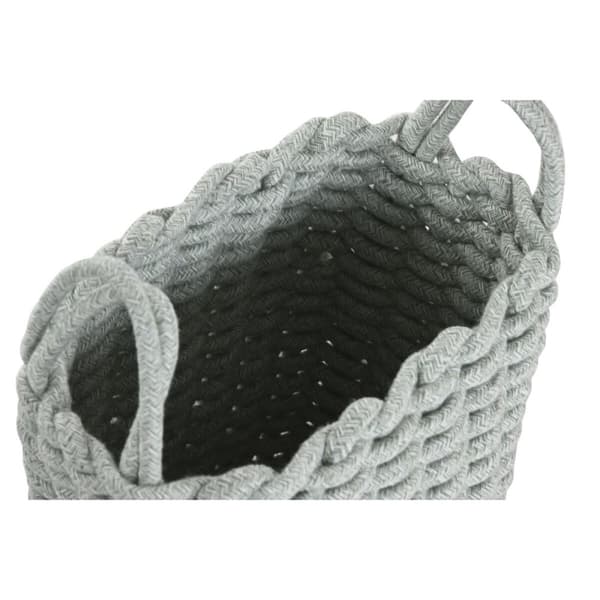 Korg - set Home ESPRIT Grön Grå Rosa Snöre (2 Delar) (3 antal)