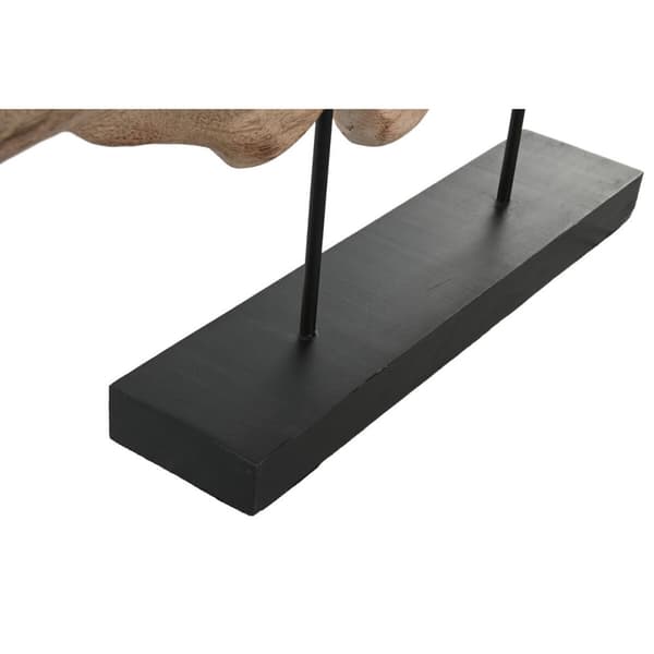 Prydnadsfigur Home ESPRIT Svart Ljusbrun Modern 74 X 9 X 42 CM