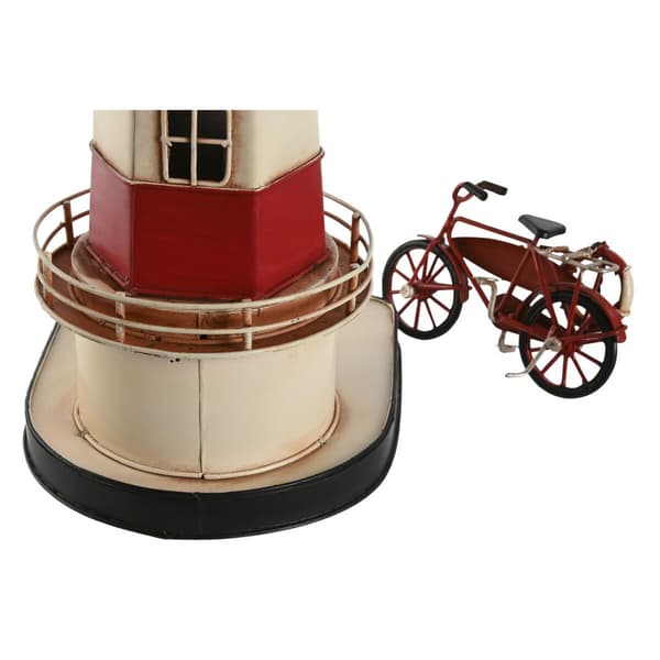 Prydnadsfigur Home ESPRIT Blå Röd Kräm Himmelsblå 13 x 13 x 32 cm (3 antal)