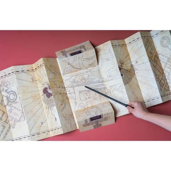 Replika av Marodörens karta - Harry Potter - 174,5 x 39,5 cm - Specialpapper - Dekorativt föremål - Blandat