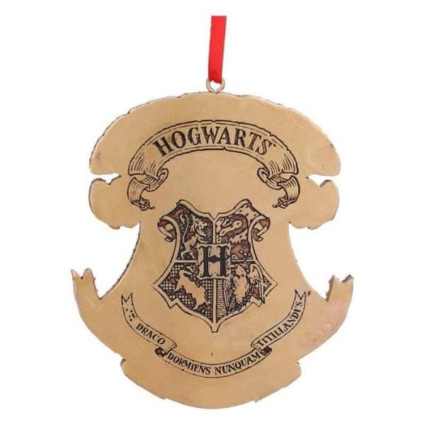 Juldekoration - Harry Potter - Hogwarts Sköld - Polyrésin - 8 cm - Inomhus