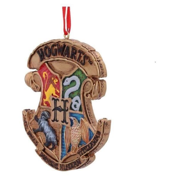 Juldekoration - Harry Potter - Hogwarts Sköld - Polyrésin - 8 cm - Inomhus