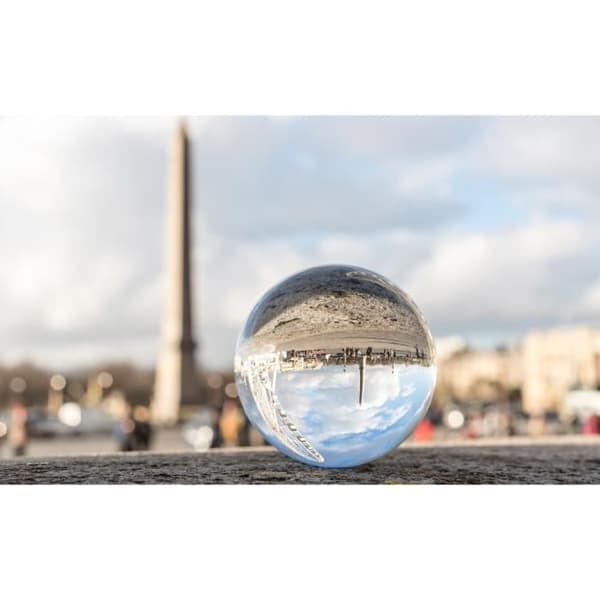 Rollei Lensball 60mm I glaskula I kristallkula I fotokula I med förvaringspåse och mikrofiberrengöringsduk