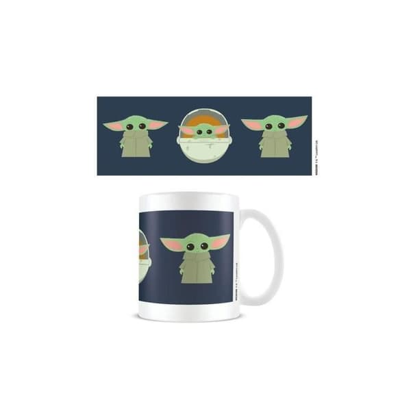 Mugg - PYRAMID INTERNATIONAL - Star Wars The Mandalorian - Illustration - Porslin - Blandat