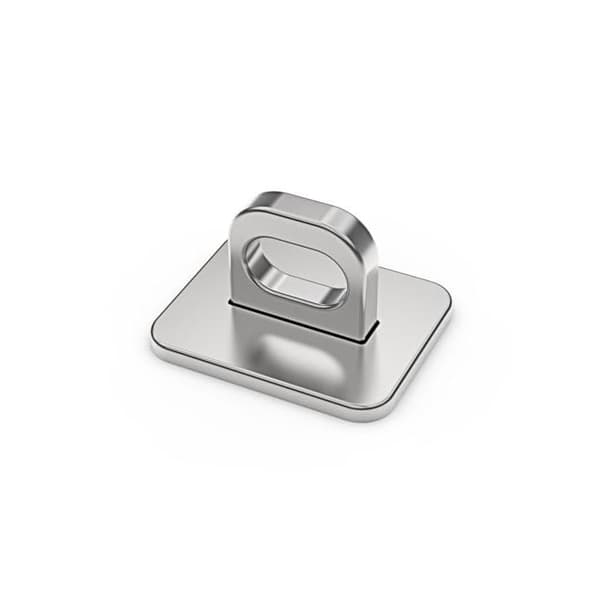 Säkerhetsankare - Maclocks - Ankringspunkt - Rostfritt stål - Krom - 5,1 x 5,1 x 2,5 cm