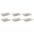 Miniatyrbillede 1 af 3: Bakke til småting DKD Home Decor Hvid Gylden Aluminium Mangotræ Elefant Buddha Indianer mand 24 x 15 x 4 cm (6 enheder)