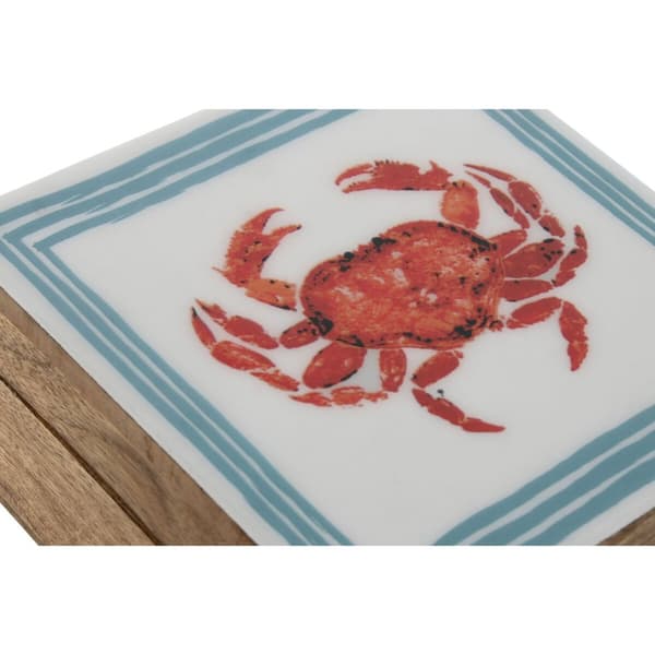 Korurasia Home ESPRIT Monivärinen Mangopuu 17,5 x 17,5 x 8 cm (2 osaa)