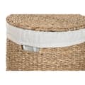 Pikkukuva 4 / 5: Korisetti Home ESPRIT Valkoinen Luonnollinen Meriruoho Trooppinen (3 Kappaletta)
