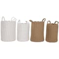 Pikkukuva 1 / 4: Korisetti Home ESPRIT Valkoinen Beige Köysi (2 Kappaletta) (2 osaa)