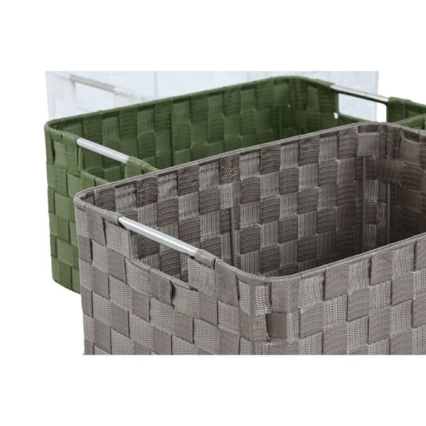 Korisetti Home ESPRIT Vihreä Harmaa Kerma Metalli polypropeeni (3 osaa)