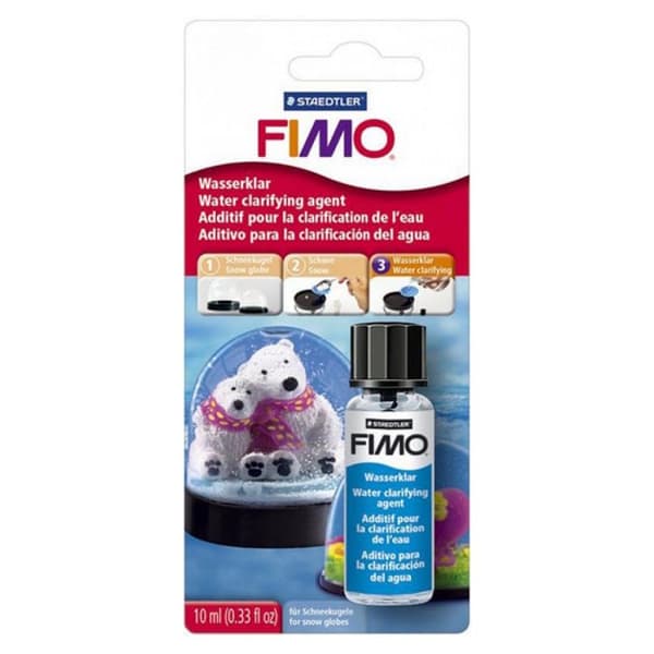 Tillsats för vattenklarning - FIMO - För snöboll - Flerfärgad - Röd - Plast