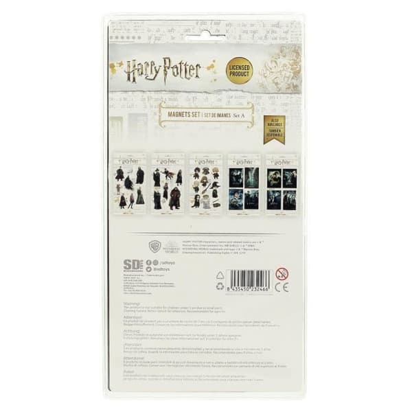 Magnetset - Harry Potter - 8 delar - 100% plast - Dekorativa föremål - Blandat