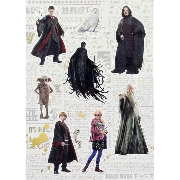 Magnetset - Harry Potter - 8 delar - 100% plast - Dekorativa föremål - Blandat