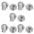 Miniatyrbild 4 av 4: INF Silver Ljusstake Klämmor för Julgran - 10-pack