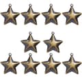 Miniatyrbillede 4 af 4: INF DIY Retro Klokker 43x45mm Stjerne Klokker Antik Bronze - 10 Pakke