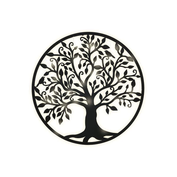 Veggpryd Home ESPRIT Svart Tre Cottage 99 x 2 x 99 cm